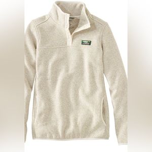 L.L. Bean Sweater fleece pullover sailcloth color